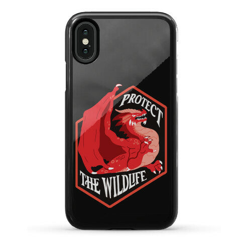 Protect The Wildlife Red Dragon Phone Case